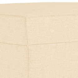 Banc Crème 100x35x41 cm Tissu 
