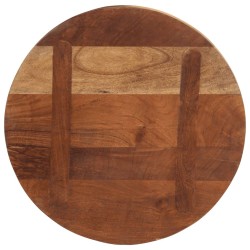 Dessus de table Ø 60x2,5 cm rond bois massif de récupération 