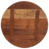 Dessus de table Ø 60x2,5 cm rond bois massif de récupération 