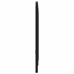 Tête de lit chêne fumé 200 cm acier et bois d'ingénierie 
