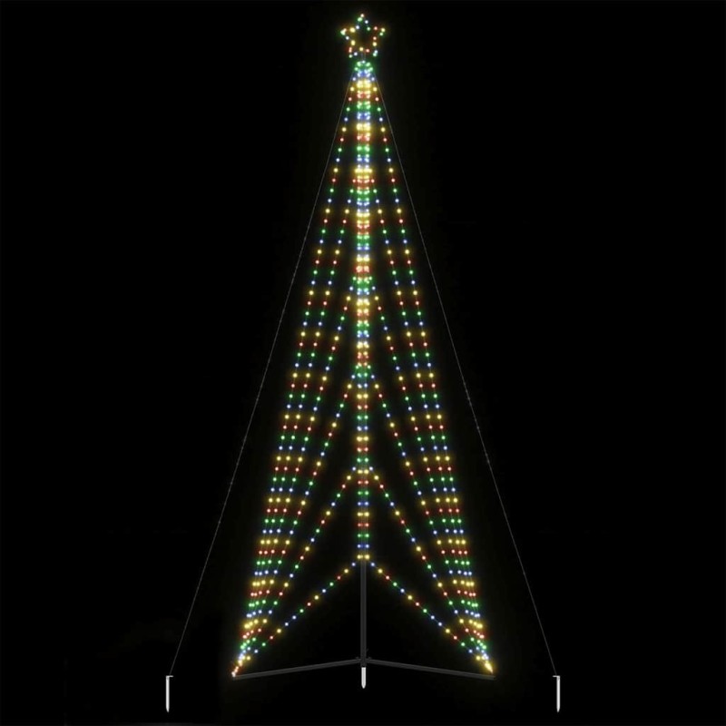 Sapin de Noël à LED 861 LED colorées 478 cm 