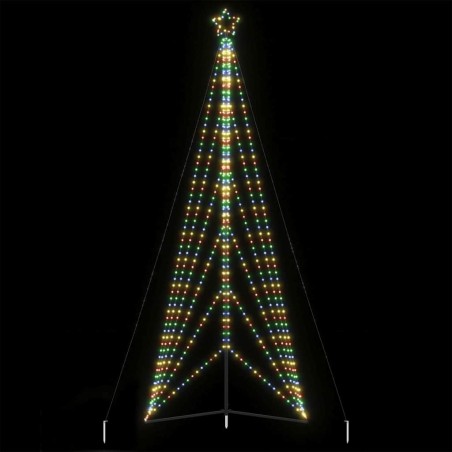 Sapin de Noël à LED 861 LED colorées 478 cm 