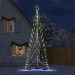 Sapin de Noël à LED 861 LED colorées 478 cm 