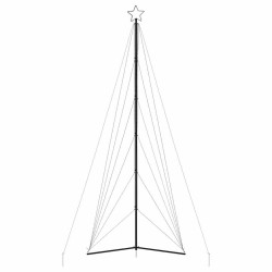 Sapin de Noël à LED 861 LED colorées 478 cm 