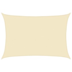 Voile d'ombrage 160 g/m² Crème 5x7 m PEHD 