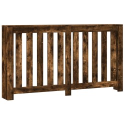 Cache-radiateur chêne fumé 149x20x82 cm bois d'ingénierie 