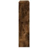Cache-radiateur chêne fumé 149x20x82 cm bois d'ingénierie 