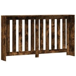 Cache-radiateur chêne fumé 149x20x82 cm bois d'ingénierie 