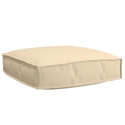 Ensemble de coussins pour palette en oxford beige de 