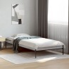 Cadre de lit sans matelas sonoma gris 100x200 cm 