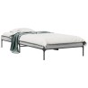 Cadre de lit sans matelas sonoma gris 100x200 cm 