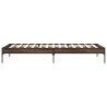 Cadre de lit sans matelas chêne marron 100x200 cm 