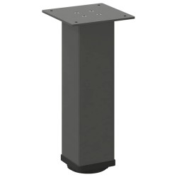 Pieds de table basse 4 pièces Anthracite 30-32 cm Acier 