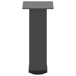Pieds de table basse 4 pièces Anthracite 30-32 cm Acier 