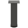 Pieds de table basse 4 pièces Anthracite 30-32 cm Acier 