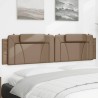 Coussin de tête de lit cappuccino 200 cm similicuir 