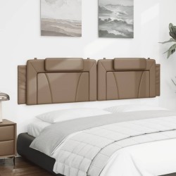 Coussin de tête de lit cappuccino 200 cm similicuir 