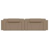 Coussin de tête de lit cappuccino 200 cm similicuir 