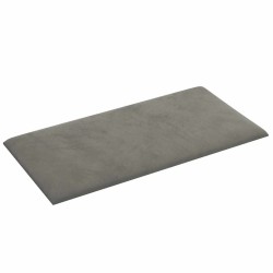 Panneaux muraux 12 pcs Gris clair 60x30 cm Velours 2,16 m² 