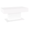 Table basse blanc 96x50x45 cm bois d'ingénierie 