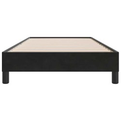 Cadre de lit sans matelas noir 100x210 cm velours 