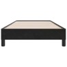 Cadre de lit sans matelas noir 100x210 cm velours 