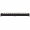 Cadre de lit sans matelas noir 100x210 cm velours 