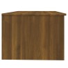 Table basse chêne marron 102x50x36 cm bois d'ingénierie 
