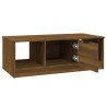 Table basse chêne marron 102x50x36 cm bois d'ingénierie 