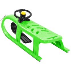 Traîneau avec volant Vert 102,5x40x23 cm Polypropylène 