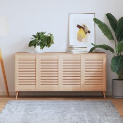 Portes d'armoire à persiennes 4 pcs 61,5x39,4 cm pin massif 
