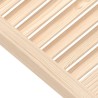 Portes d'armoire à persiennes 4 pcs 61,5x39,4 cm pin massif 