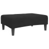 Repose-pied noir 77x55x31 cm velours 