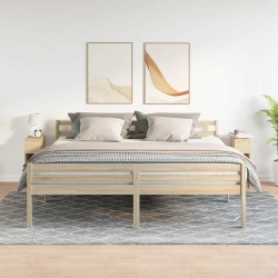 Tables de chevet avec tiroir 2 pcs chêne sonoma 20x36x60 cm 