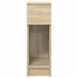 Tables de chevet avec tiroir 2 pcs chêne sonoma 20x36x60 cm 