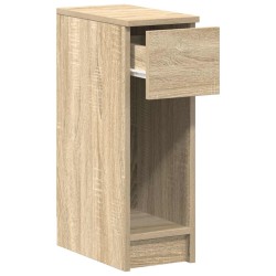 Tables de chevet avec tiroir 2 pcs chêne sonoma 20x36x60 cm 