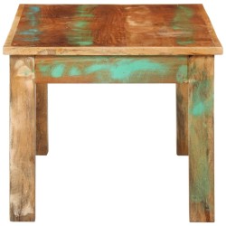Table basse 100x55x45 cm bois de récupération massif 
