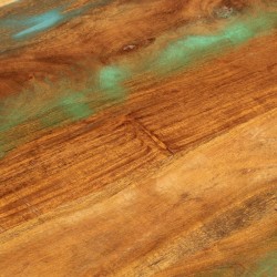 Table basse 100x55x45 cm bois de récupération massif 
