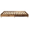 Cadre de lit sans matelas vieux bois 160x200 cm bois ingénierie 