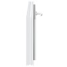 Fenêtre de sous-sol RISOR 110x40 cm inclinable 3 vitrages blanc 