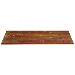 Dessus de table 160x50x3,8cm rectangulaire bois massif récupéré 