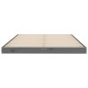 Cadre de lit sans matelas gris 120x190 cm bois de pin massif 
