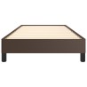 Cadre de lit sans matelas marron 80x200 cm similicuir 