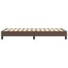 Cadre de lit sans matelas marron 80x200 cm similicuir 
