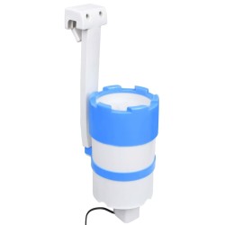 Écumoire de piscine et pompe avec adaptateur 16 cm Plastique 