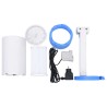 Écumoire de piscine et pompe avec adaptateur 16 cm Plastique 