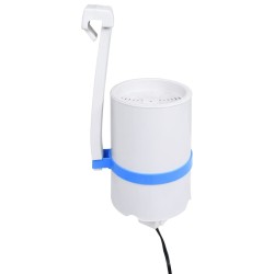 Écumoire de piscine et pompe avec adaptateur 16 cm Plastique 