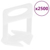 Clips de nivellement de carreaux 2500 pcs 2 mm 
