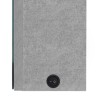 Armoire de salle de bain à miroir LED gris béton 50x13x70 cm 