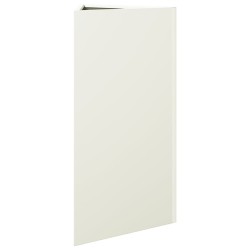 Jardinière blanc triangulaire 40x34,5x70 cm acier 